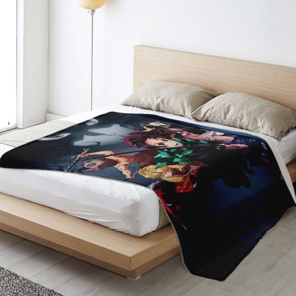 1d0802def499874a0658c0d9b06ee75e blanket vertical lifestyle - Demon Slayer Shop