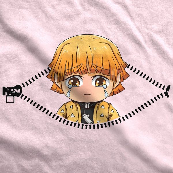 Baby Zenitsu Peeking Maternity T-Shirt Official Demon Slayer Merch