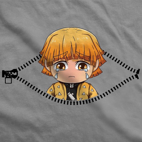 Baby Zenitsu Peeking Maternity T-Shirt Official Demon Slayer Merch