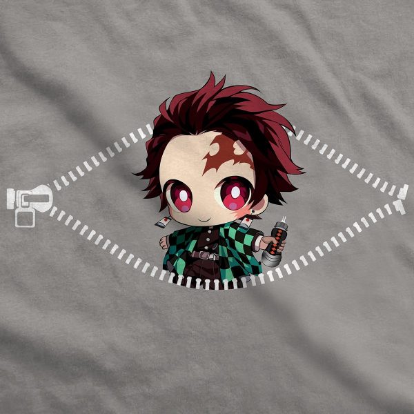 Chibi Tanjiro Peeking Maternity T-Shirt Official Demon Slayer Merch