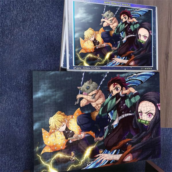 Kyodai no Kizuna Members Puzzle Official Demon Slayer Merch