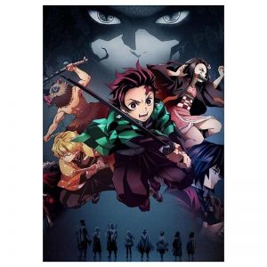 Kimetsu no Yaiba Poster Default Title Official Demon Slayer Merch