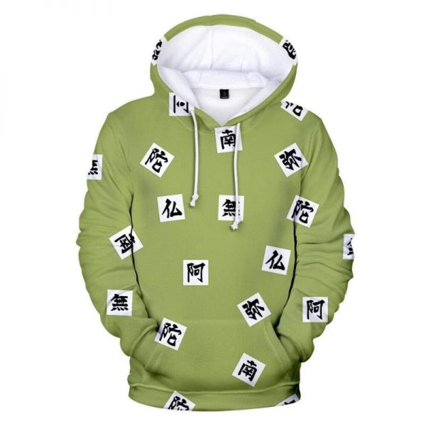 Demon Slayer Hoodie  Gyomei Himejima Pattern XXS Official Demon Slayer Merch