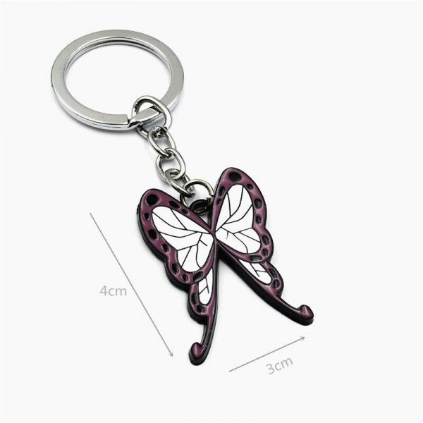 Demon Slayer Keychain  Shinobu Kocho Butterfly Default Title Official Demon Slayer Merch