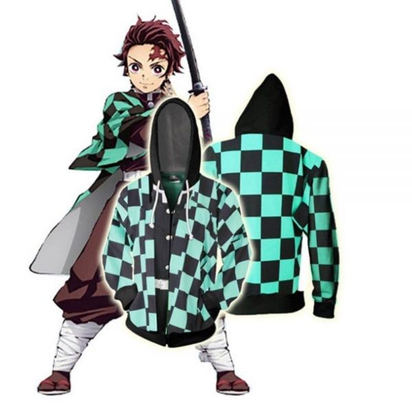 Demon Slayer Hoodie  Tanjiro Kamado Uniform S Official Demon Slayer Merch