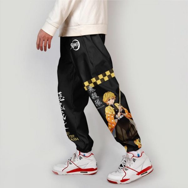 Demon Slayer Pants  Zenitsu Streetwear XXS Official Demon Slayer Merch