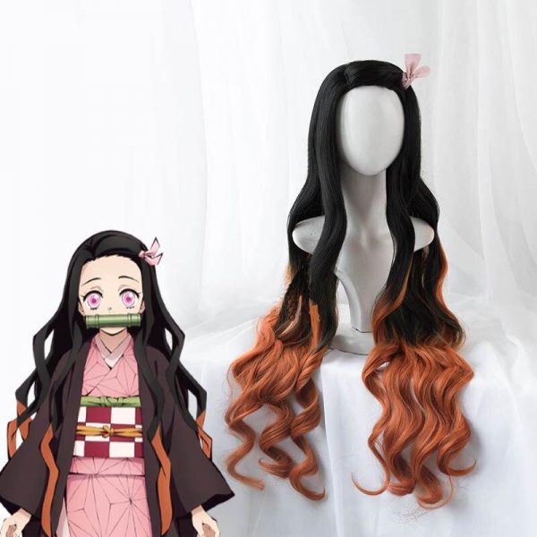 Demon Slayer Cosplay Nezuko Wig Default Title Official Demon Slayer Merch