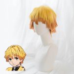 Demon Slayer Cosplay Zenitsu Wig Default Title Official Demon Slayer Merch