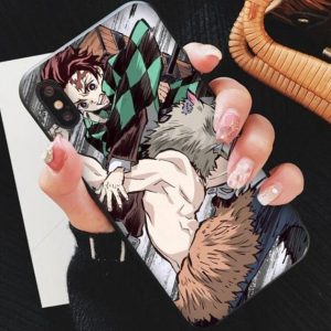 Demon Slayer iPhone Case  Tanjiro vs Inosuke iPhone 5 5s SE Official Demon Slayer Merch