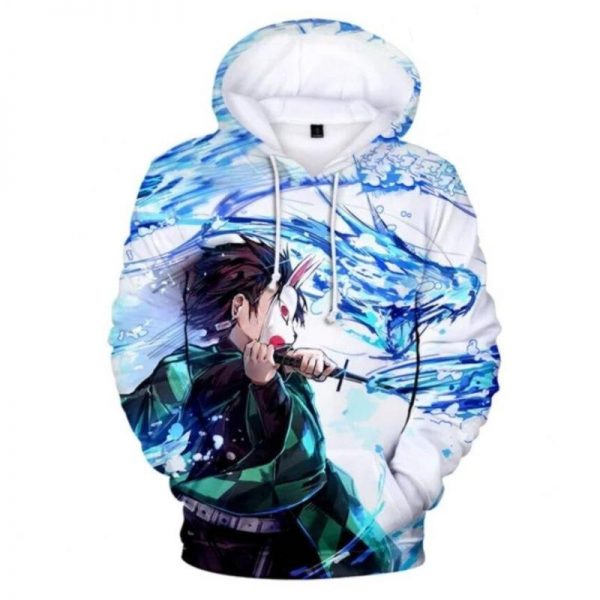 Demon Slayer Hoodie  Tanjiro Water Dragon XXS Official Demon Slayer Merch