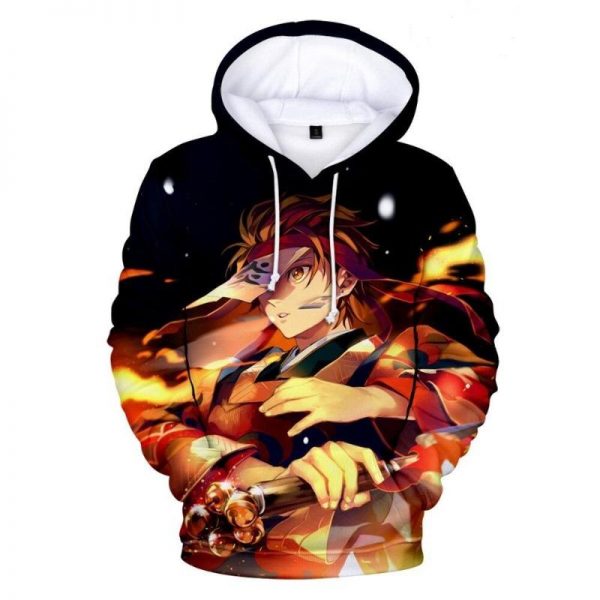 Demon Slayer Hoodie  Tanjiro Hinokami Kagura XXS Official Demon Slayer Merch