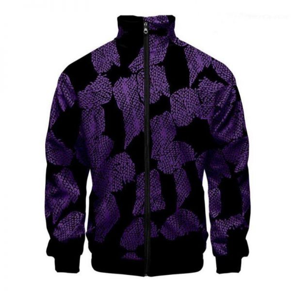 Demon Slayer Jacket  Kokushibou Pattern XXS Official Demon Slayer Merch