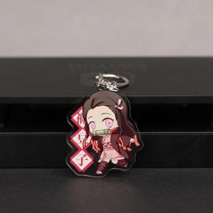 Demon Slayer Keychain Nezuko Default Title Official Demon Slayer Merch