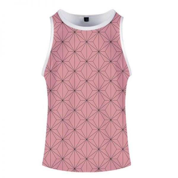 Demon Slayer Tank Top  Nezuko Pattern XXS Official Demon Slayer Merch