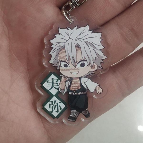 Demon Slayer Keychain Sanemi Shinazugawa Default Title Official Demon Slayer Merch