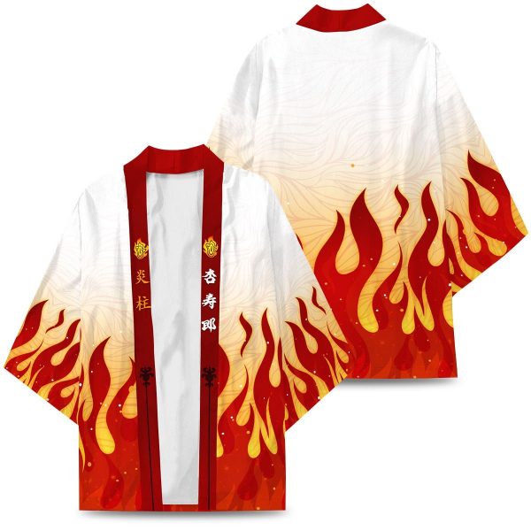 kyojuro fire kimono 663710 - Demon Slayer Shop