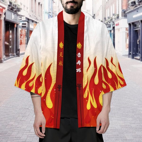 kyojuro fire kimono 726423 - Demon Slayer Shop