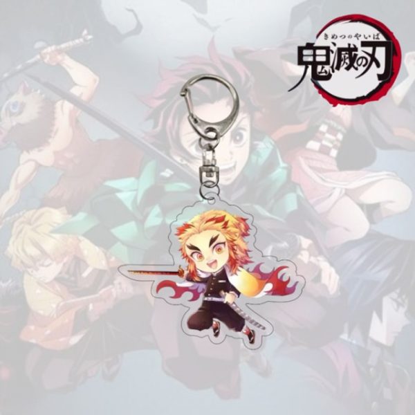 Anime Demon Slayer Keychain Acrylic Kimetsu no Yaiba Blade of Ghost Keychains Key Chain Keyring Jewelry 5.jpg 640x640 5 - Demon Slayer Shop