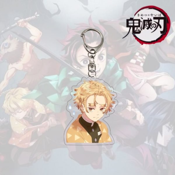 Anime Demon Slayer Keychain Acrylic Kimetsu no Yaiba Blade of Ghost Keychains Key Chain Keyring Jewelry 7.jpg 640x640 7 - Demon Slayer Shop