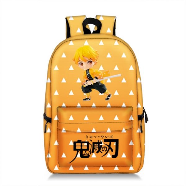 Demon Slayer Cosplay Creative Student Schoolbag Large Capacity Backpack Polyester Fashion Full Printing Backpack Anime - Demon Slayer Shop