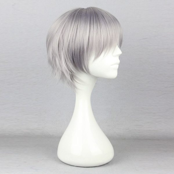 Nagisa Kaworu Hair Neon Genesis Evangelion Hair Nagisa Kaworu Cosplay Hair Gray Mens Neon Genesis Evangelion 2 - Demon Slayer Shop