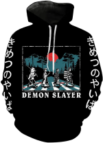 Demon Slayer Hoodie - 3D Unisex Anime Hoodies